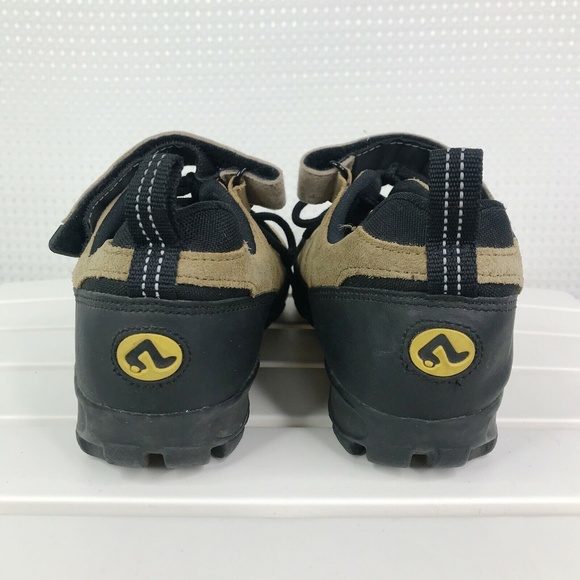 Shimano Mens Cycling Cleats US 10 EUR 44 Beige Tan Black Lace Up SH-M035 - Picture 4 of 9